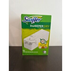 Swiffer Sweeper Dry Cloths Unisex 52 Count White Febreze Lavender Vanilla